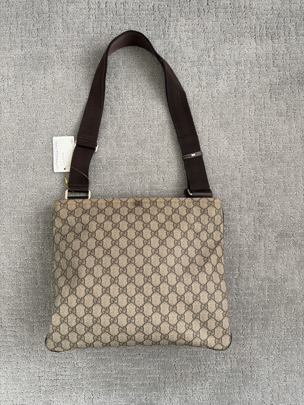 Gucci Beige/Brown GG Canvas Messenger Bag - Picture 2 of 11